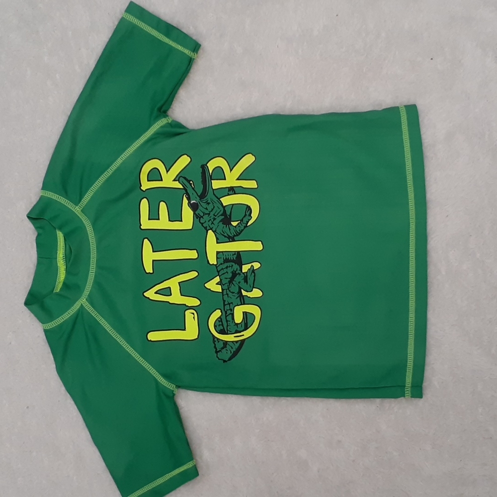 Carter's Kids Lightweight Green Tee Later Gator Size 4t